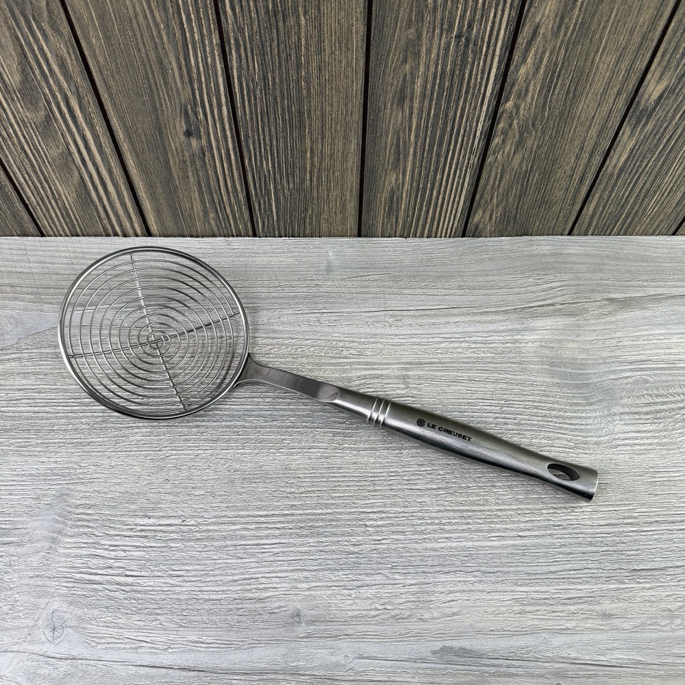 Le Creuset Revolution Wire Skimmer Stainless Steel Spider Strainer Kitchen